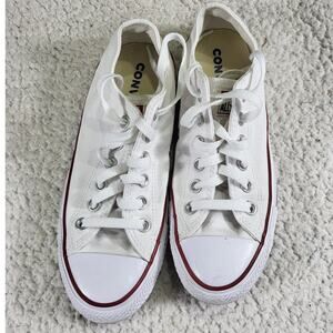 Converse Chuck Taylor All Star Low Top sneakers white canvas Womens size 7